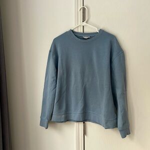 Topshop Blue Crewneck Sweatshirt